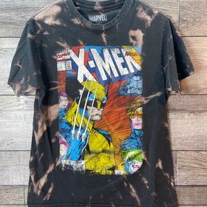 Custom dyed X-men graphic t shirt